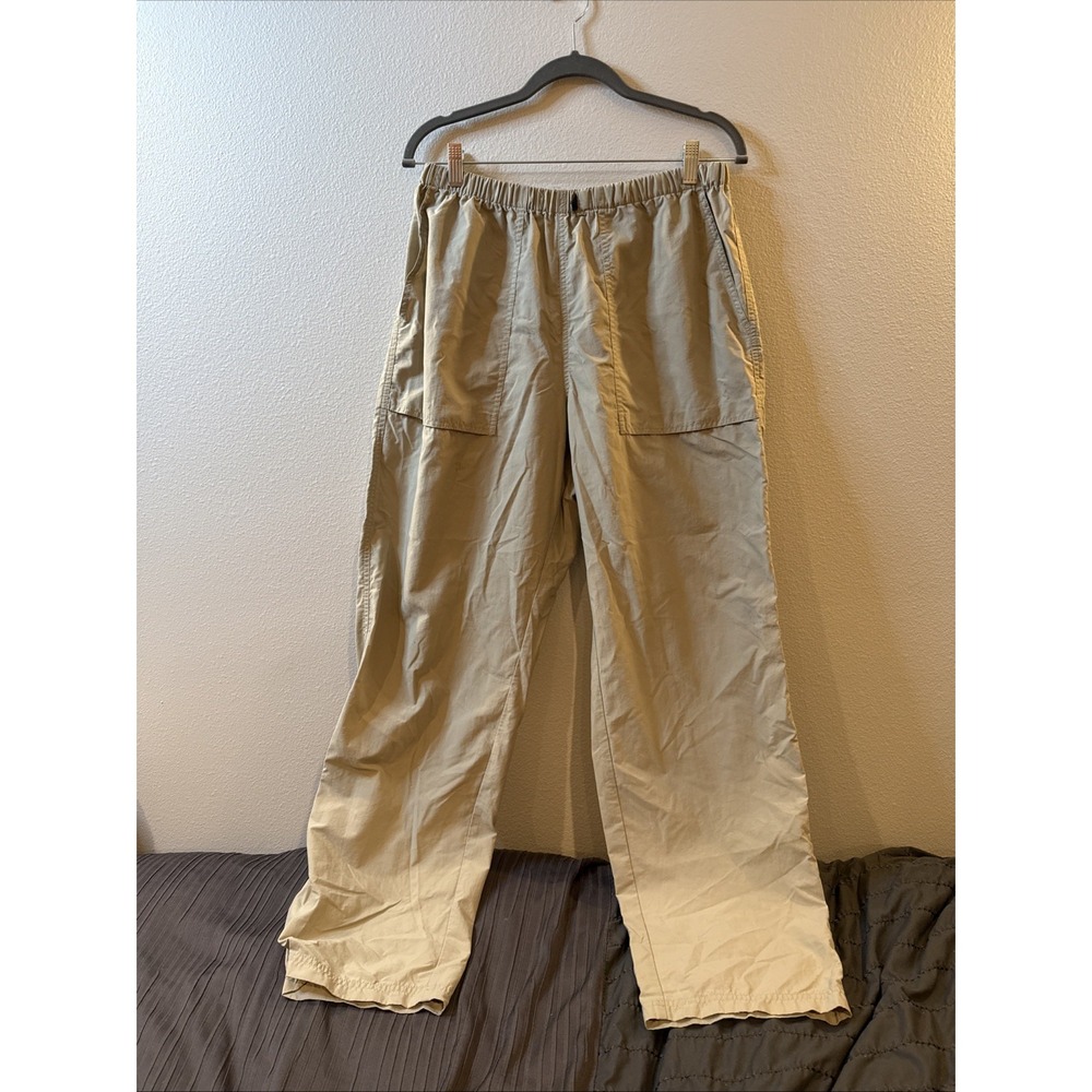 Patagonia‎ Go II Pants Hiking Outdoors Tan Khaki Womens Large Vintage Nylon